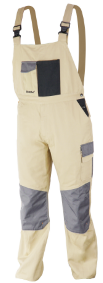 Kalhoty ochranné montérky velikost XL/56, 100% bavlna, gram.270g/m2 DEDRA BH41SO-XL