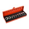 Sada hlavic torx, 9ks, E10-E24, 1/2" GEKO nářadí G10167