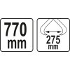 Hák pro zvedání dřeva lesnický dlouhý 770 mm Yato YT-79907