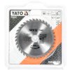 Kotouč na dřevo 160 x 30 mm 36z Yato YT-6057