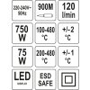 Pájecí stanice 2v1 s LED displejem 750W/75W Yato YT-82458 + Dárek, servis bez starostí v hodnotě 300Kč