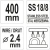Metla šlehací 400 mm Yato Gastro YG-02511