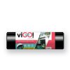 viGO! Pytle odpadkové s uchy LD 160l/10 ks 90x110+20cm - černé QUICKPACK 7723370