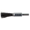 Ocelový koncový kartáč se stopkou 12mm; vlnitý drát S 0,30