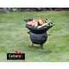 Gril na dřevěné uhlí litinový BRINDISI 35cm Cattara 13035