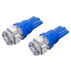 Žárovka 9 SUPER LED 12V T10 modrá 2ks Compass 33717