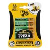 RTU NiMH AA/R06, min.2400mAh, přednabitá baterie, blistr 4 ks JCB JCB-HR62600RC-4B