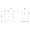 Chladící box SILVER FROST kompresor 35l 230/24/12V -20°C APP Compass 07082