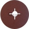 Fíbrový kotouč s výřezy (korund) - 125x22,23 mm / P80