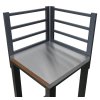Modul rohový TORINO 3 pro venkovní kuchyň 47x47x123cm Cattara 14127