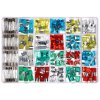 Sada nožových a skleněných automobilových pojistek MECHANIC FUSE SET 215