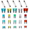 Sada nožových a skleněných automobilových pojistek MECHANIC FUSE SET 215