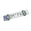 Podložka pod SPZ bezrámečková - černá Compass 91548