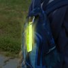 Přívěšek s karabinou reflexní S.O.R. žlutý Compass 01573