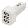 Zástrčka 3xUSB 12-24V 5V/3100mA Compass 07407
