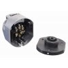 Zásuvka tažného zařízení 7 pólů ALU Compass 07451