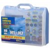 Žárovky 12V servisní box MEGA H1+H7+pojistky Compass 08517