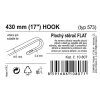 Stěrač FLAT BULK (HOOK) 17"/430mm Compass 10807
