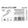 Stěrač FLAT BULK (CUBE) 14"/350mm Compass 10843