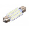 Žárovka 27 SMD LED 12V suf. SV8.5 38mm bílá Compass 33819