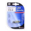 Žárovka 27 SMD LED 12V suf. SV8.5 38mm bílá Compass 33819
