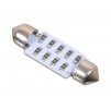 Žárovka 27 SMD LED 12V suf. SV8.5 38mm bílá Compass 33819