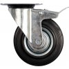 Kolečko otočné s brzdou, gumové 130kg 160/40/195mm Vorel TO-87325