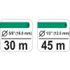 Stojan navíjecí na zahradní hadici s kolečky Flo TO-89335