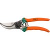Nůžky zahradnické 205mm (průměr do 15mm) šikmý stříh Flo TO-99203
