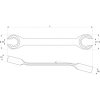 Klíč prstencový polootevřený 13x14 mm Yato YT-0137