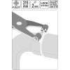 Klešte na spony hadicové samosvorné 2mm Yato YT-0646