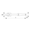 Ráčna 1/2"otočná 360 mm Yato YT-1241
