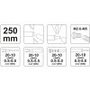 Kleště odizolovací a konektorové 250mm Yato YT-2254