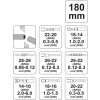 Kleště konektorové 180 mm ( YT-2256 ) Yato YT-2256