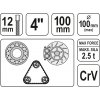 Stahovák 4"100mm (tříramenný) Yato YT-2520