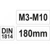 Vratidlo pro závitníky M3 - M10 Yato YT-2996