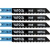 List pilový do přímočaré pily 70 mm na kov TPI12 5 ks Yato YT-3441