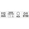Důlčík 8 x 112mm Yato YT-47151