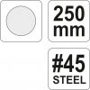 Rašple na dřevo kruhová 250 mm #45 Yato YT-6221