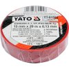 Izolační páska elektrikářská PVC 15mm / 20m červená Yato YT-81592