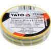 Izolační páska elektrikářská PVC 15mm / 20m žlutozelená Yato YT-81593