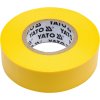 Páska izolační 19 x 0,13 mm x 20 m žlutá Yato YT-81654