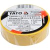 Páska izolační 19 x 0,13 mm x 20 m žlutá Yato YT-81654