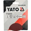 Brusný papír 125 mm P60 5 ks suchý zip Yato YT-83432