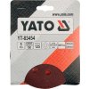 Brusný papír 125 mm P40 s otvory 5 ks suchý zip Yato YT-83451