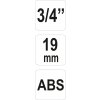 Rychlospojka hadicová 3/4", ABS plast,19mm Yato YT-99802