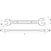 Klíč plochý 17x19 mm Yato YT-0334