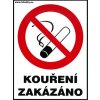 Kouření zakázáno - pro restaurace 120x160mm - samolepka MAGG 120106