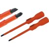 Elektrikářský plochý šroubovák 1,6x8,0 délka 150 mm rukojeť B DEDRA 064A5
