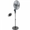 Stojanový celokovový ventilátor 16" 70 W s dálkovým ovládáním, nočním režimem a LCD